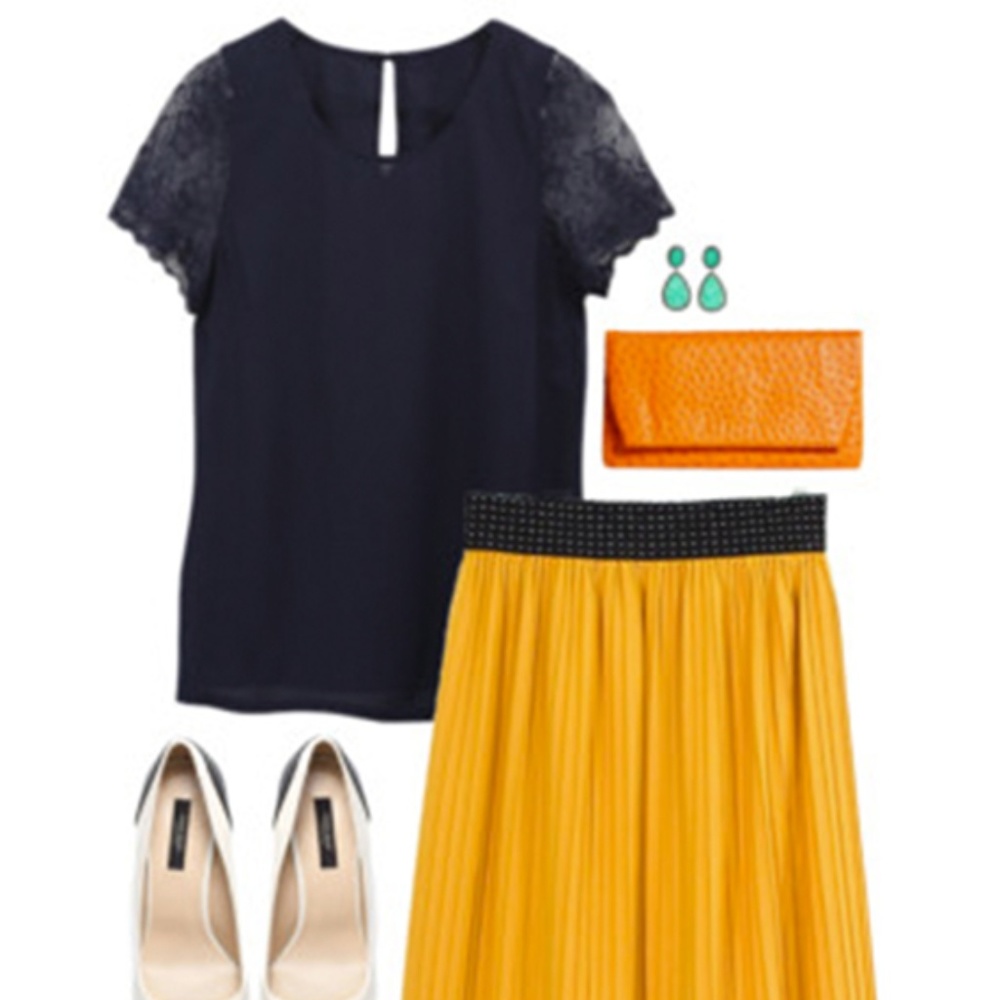 41 Hawthorn Lace Sleeve Blouse - Stitch Fix